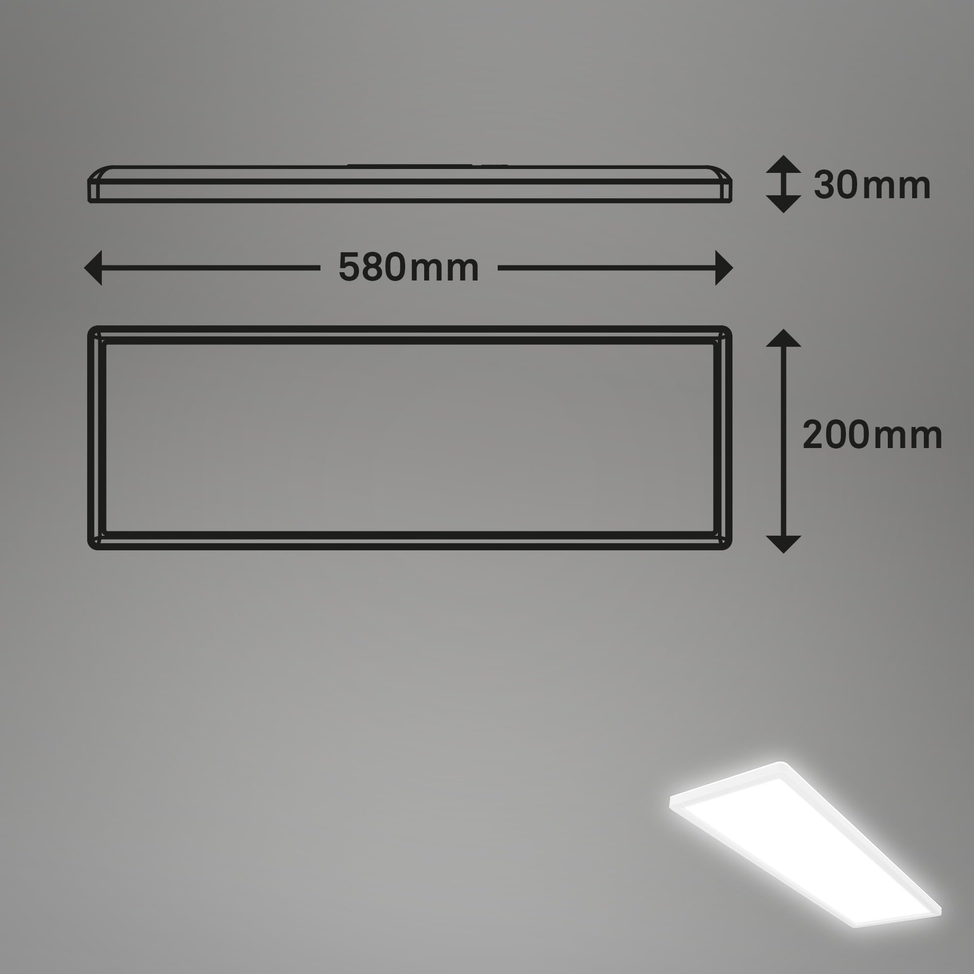 briloner-led-deckenlampe-mit-bewegungsmelder-ip44-panel-58x20-cm-wei-22-w-3000-l image 5