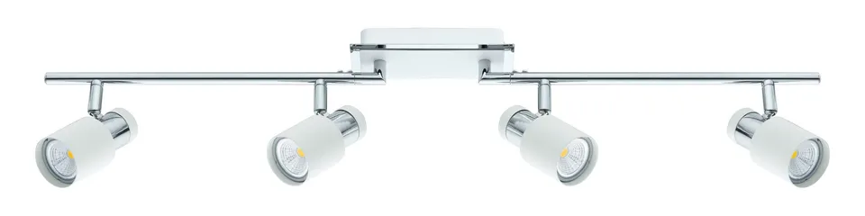 eglo-davida-sd-spot-deckenleuchte-4-flammig-balken-78-cm-chrom-wei-gu10 image 1
