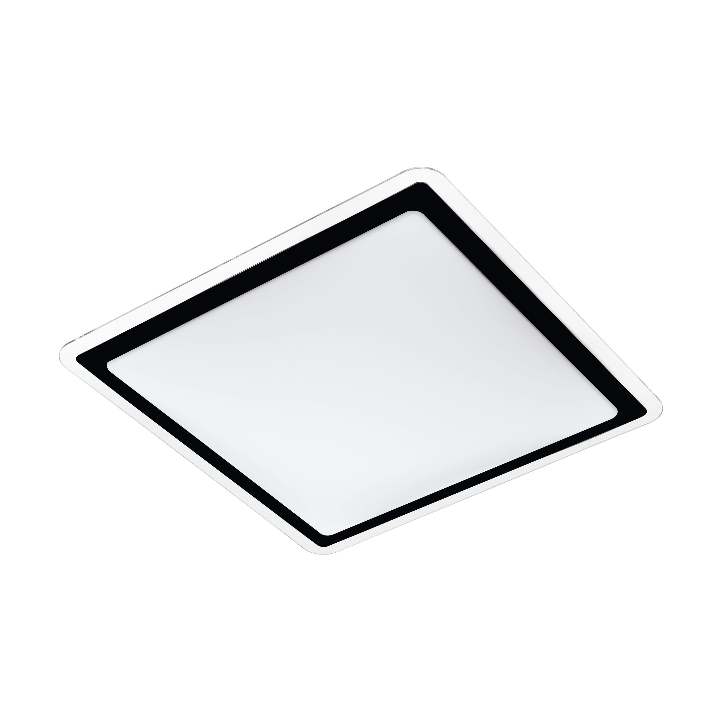 eglo-competa-2-led-deckenleuchte-quadratisch-34-cm-wei-schwarz image 1