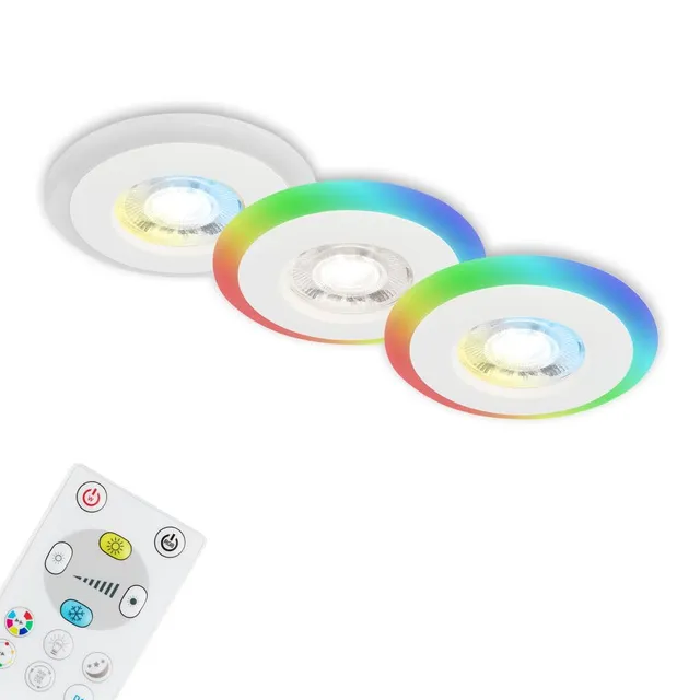 briloner-3er-set-led-einbauleuchten-rgb-cct-ip44-wei-84x34-mm image 1
