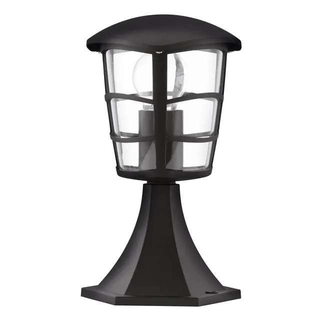 eglo-aloria-au-en-sockelleuchte-30-cm-schwarz-aluguss-e27-ip44 image 1