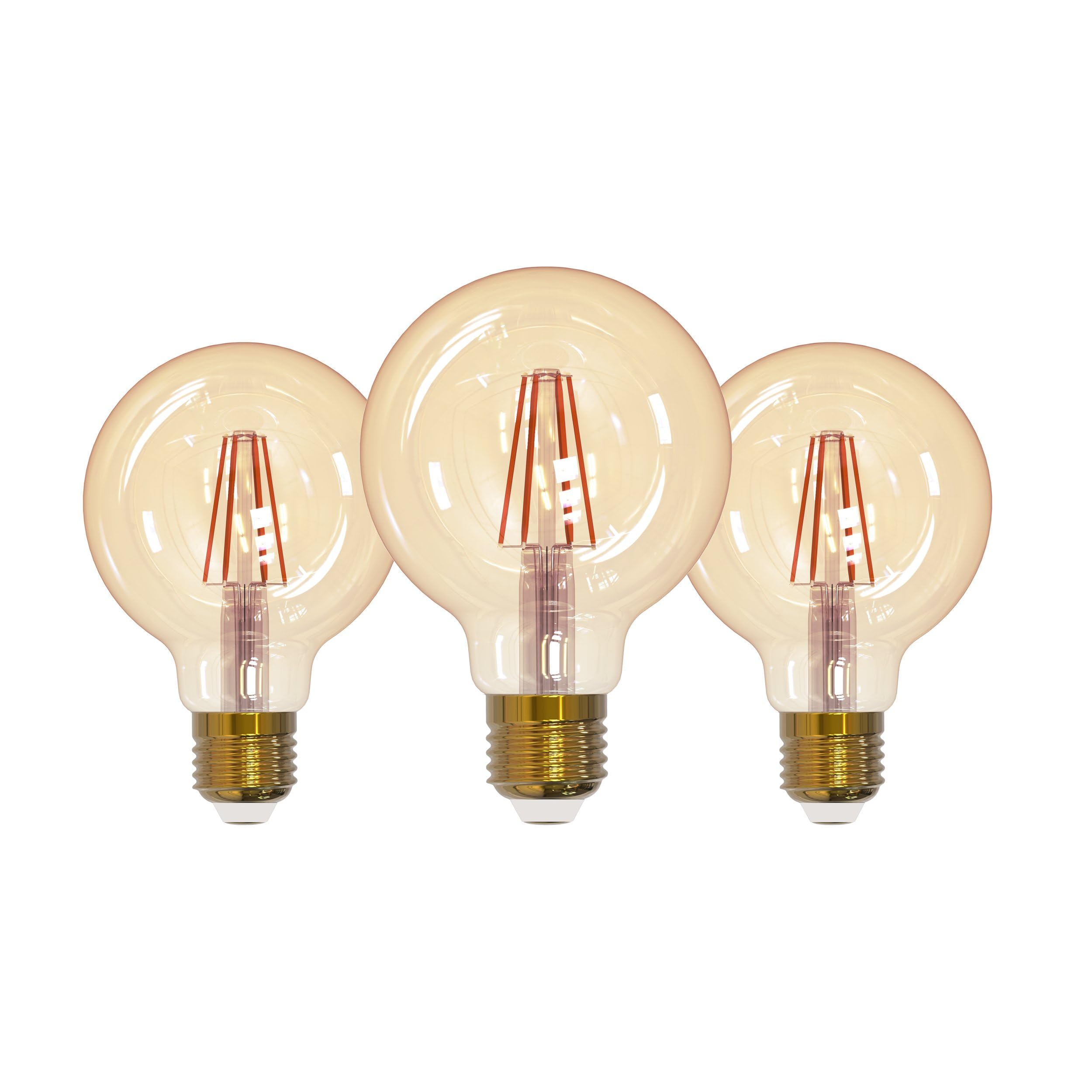 eglo-e27-led-vintage-lampen-g80-globe-3er-set-4w-400-lumen-2200k image 1