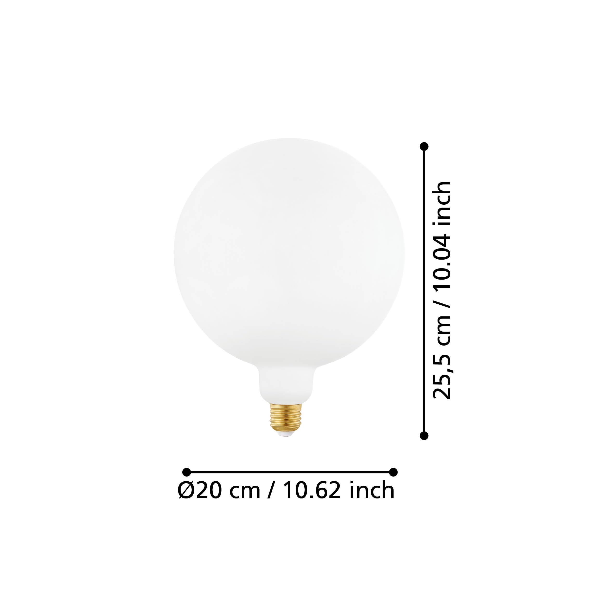 eglo-globe-big-size-e27-led-globe-g200-20-cm-dimmbar-warmwei-2700k image 4