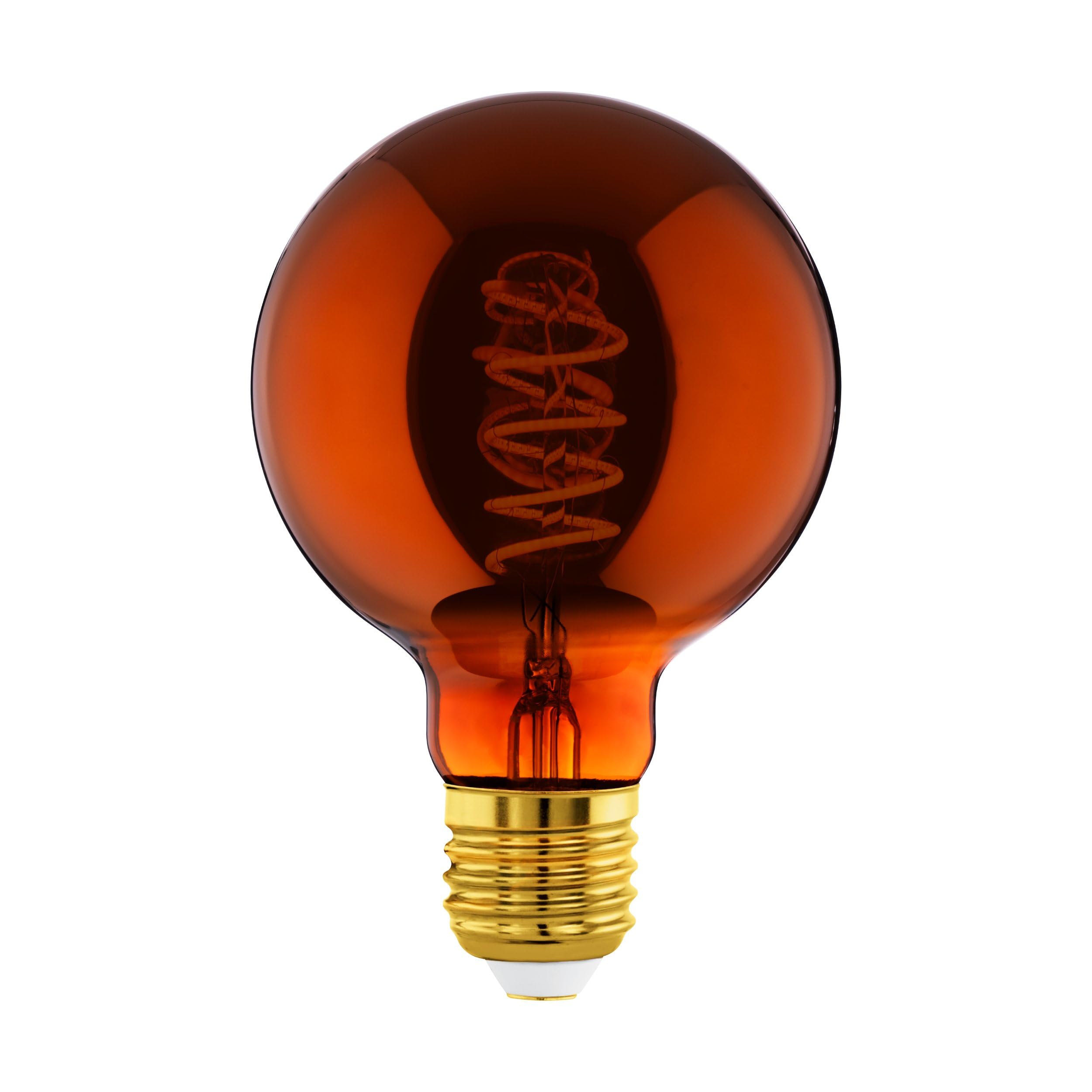 eglo-e27-spiral-led-globe-g95-kupfer-vintage-4w-warmwei-dimmbar image 1