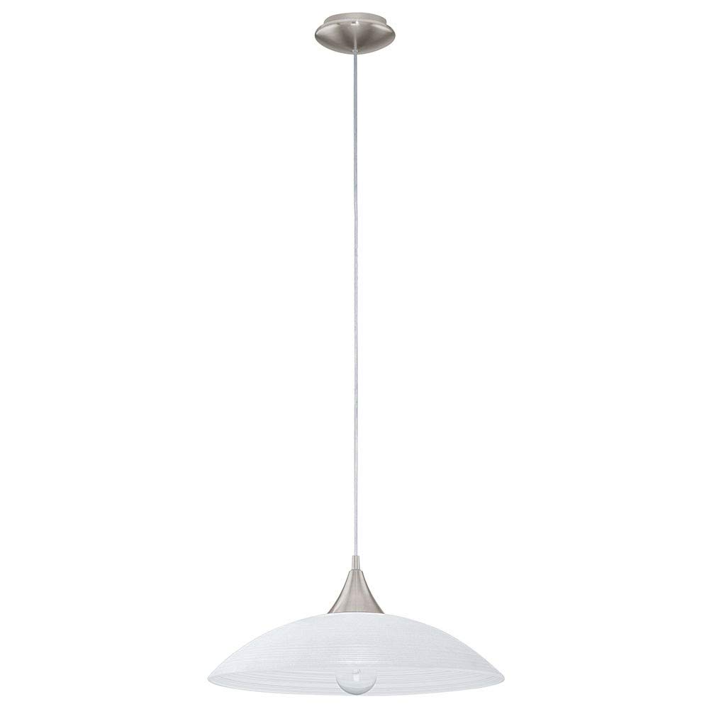 eglo-pendelleuchte-lazolo-1-flammige-h-ngelampe-nickel-matt-wei-e27 image 1