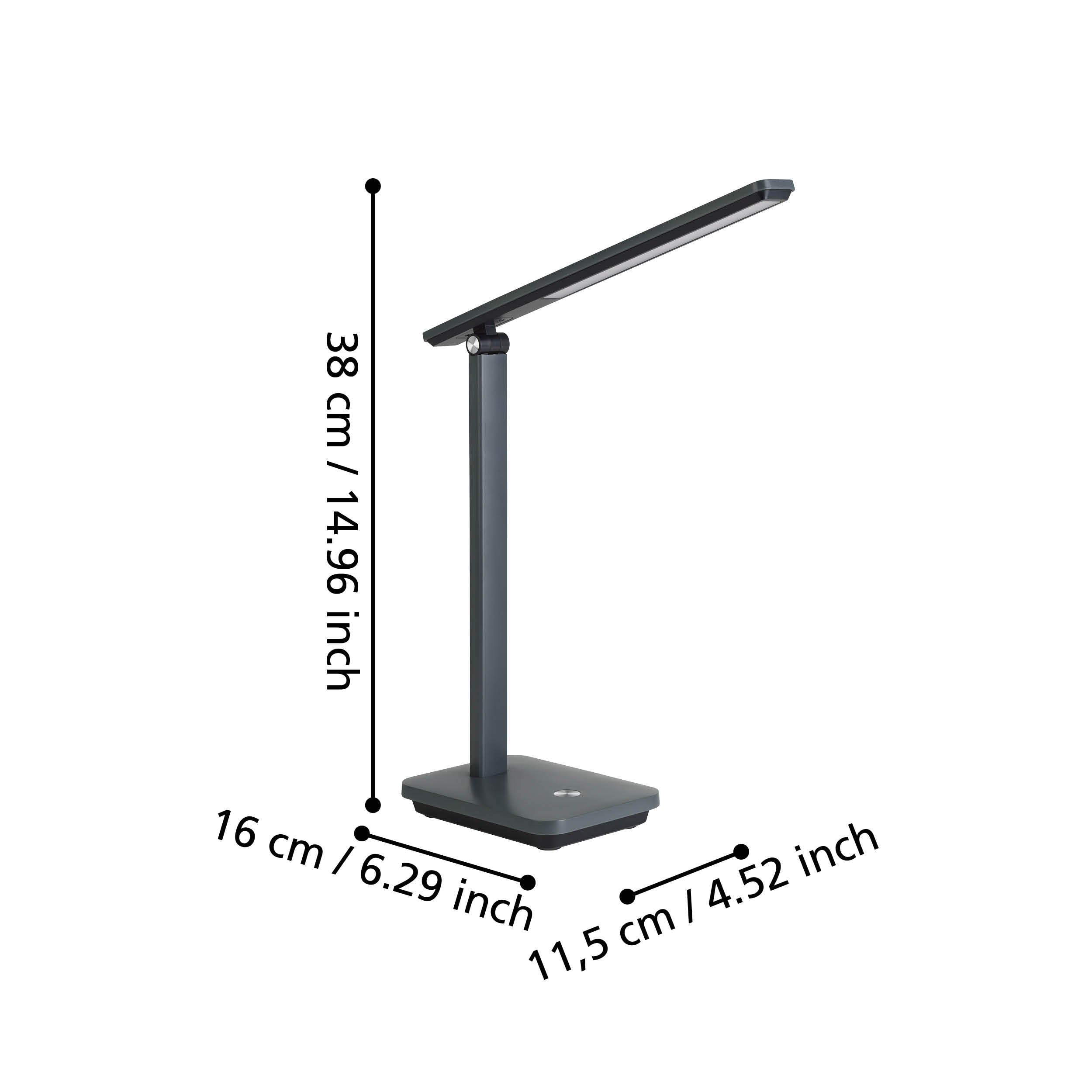 eglo-iniesta-led-akku-tischlampe-touch-dimmbar-grau-schwarz image 3
