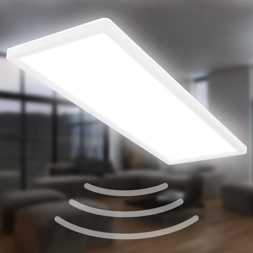 briloner-led-deckenlampe-mit-bewegungsmelder-ip44-panel-58x20-cm-wei-22-w-3000-l image 1