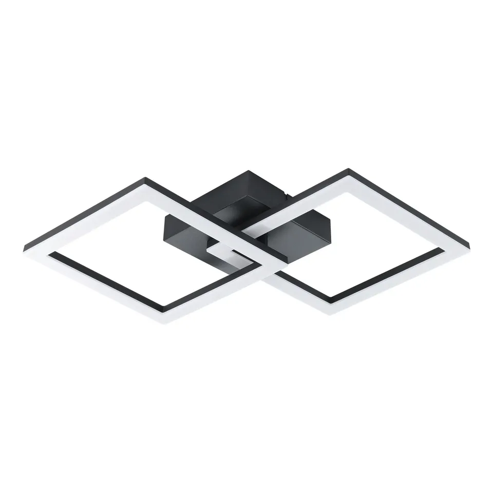 eglo-palmaves-e-led-deckenleuchte-eckig-52-5-cm-warmwei-schwarz image 1