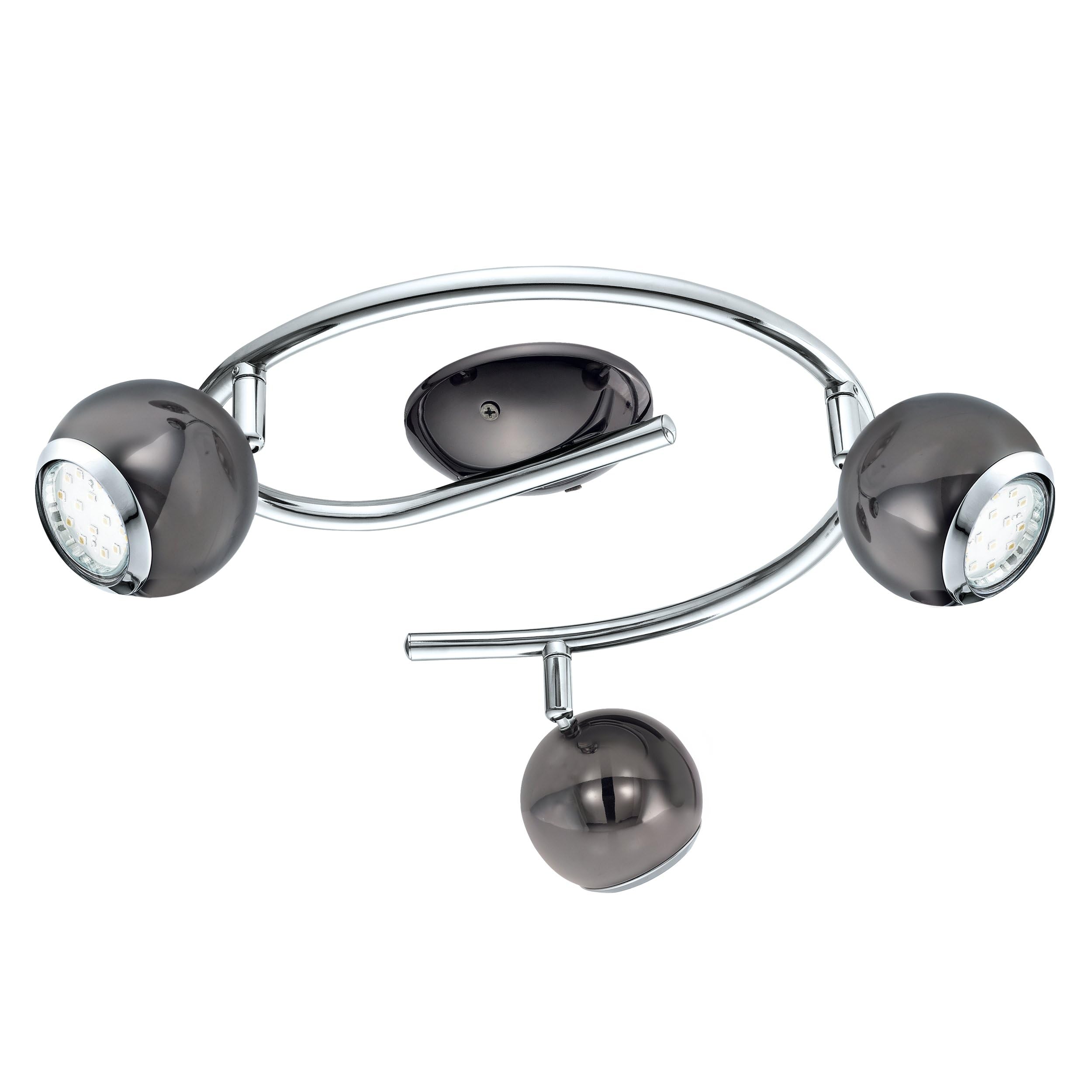 eglo-bimeda-deckenleuchte-3-flammig-nickel-nero-chrom-gu10 image 1