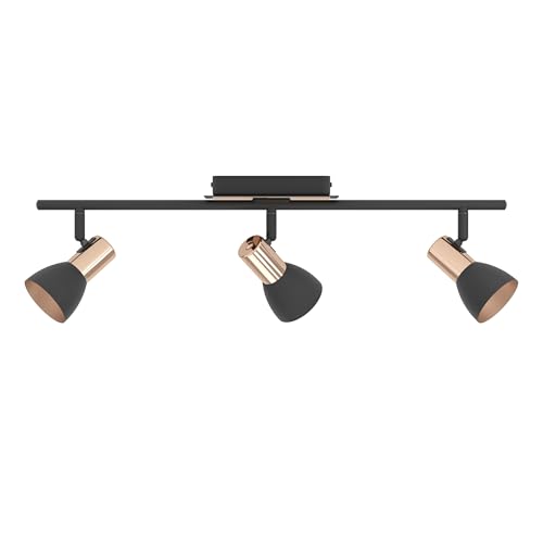 eglo-barnham-led-deckenleuchte-3-flammig-deckenstrahler-metall-schwarz-kupfer-58 image 7