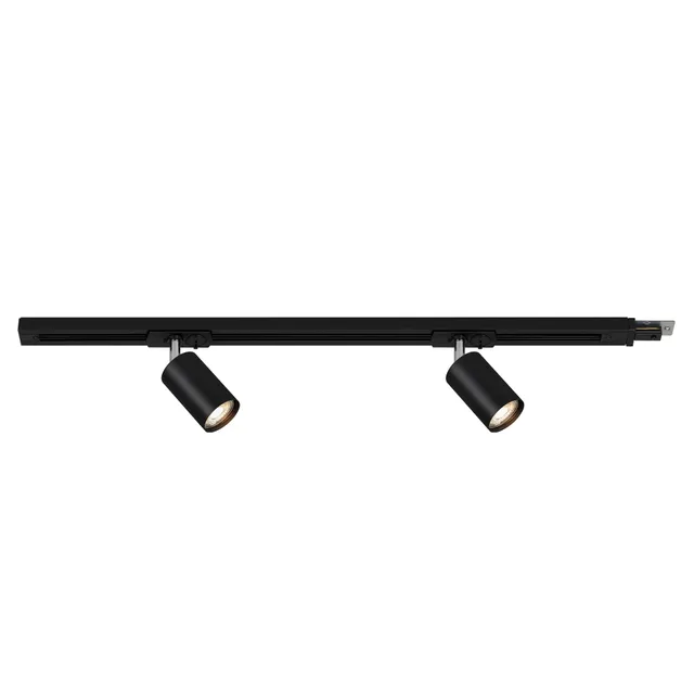 briloner-rail-schienensystem-erweiterungsset-0-75-m-schwarz-2x-gu10-schwenkbar image 1