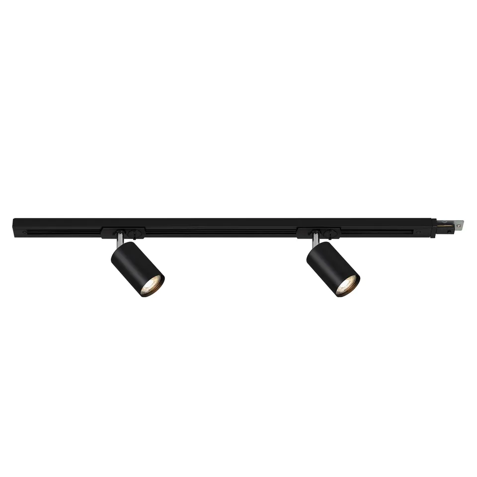 briloner-rail-schienensystem-erweiterungsset-0-75-m-schwarz-2x-gu10-schwenkbar image 1