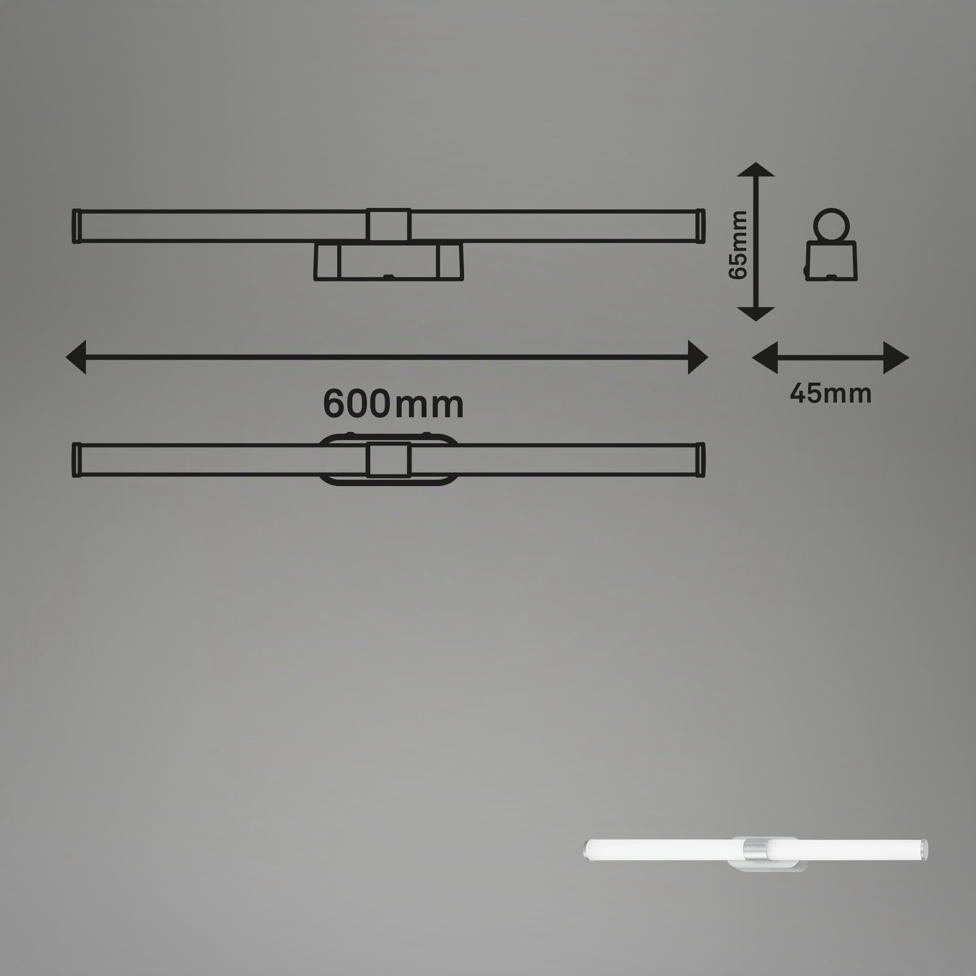 briloner-led-spiegelleuchte-60-cm-chrom-matt-bad-wandleuchte-ip44-9w-920lm-4000k image 5