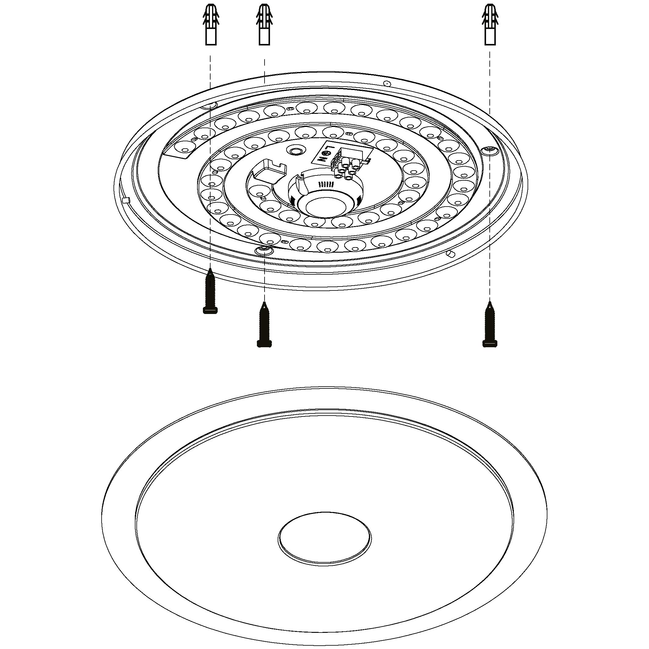 eglo-led-deckenleuchte-lanciano-1-40-cm-mit-fernbedienung-und-kristall-effekt image 8