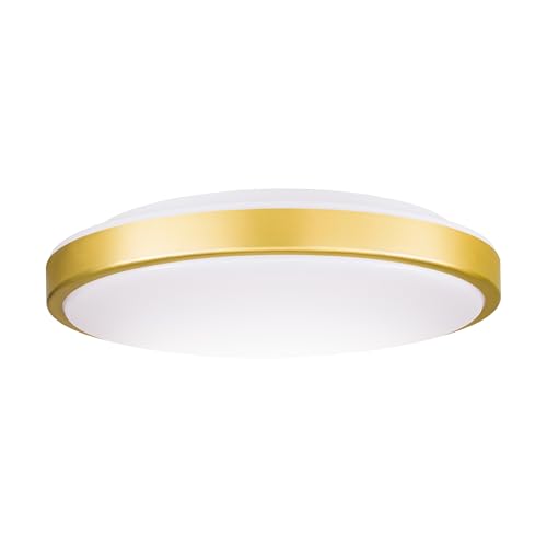 eglo-lezuza-led-deckenleuchte-rund-32-5-cm-wei-mit-messing-ring-warmwei image 6