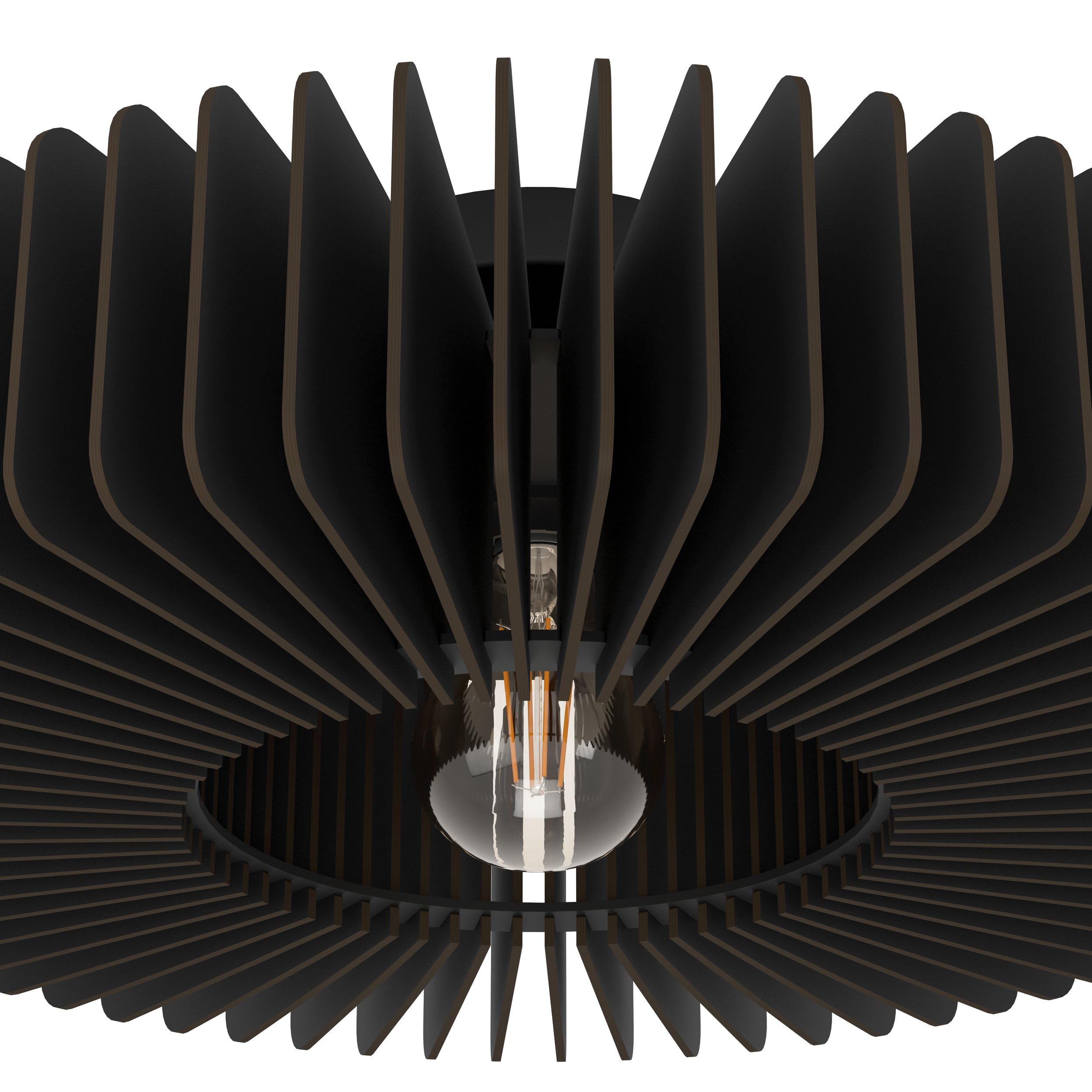eglo-palombaia-deckenlampe-rund-50-cm-skandi-holz-lamellen-schwarz image 4