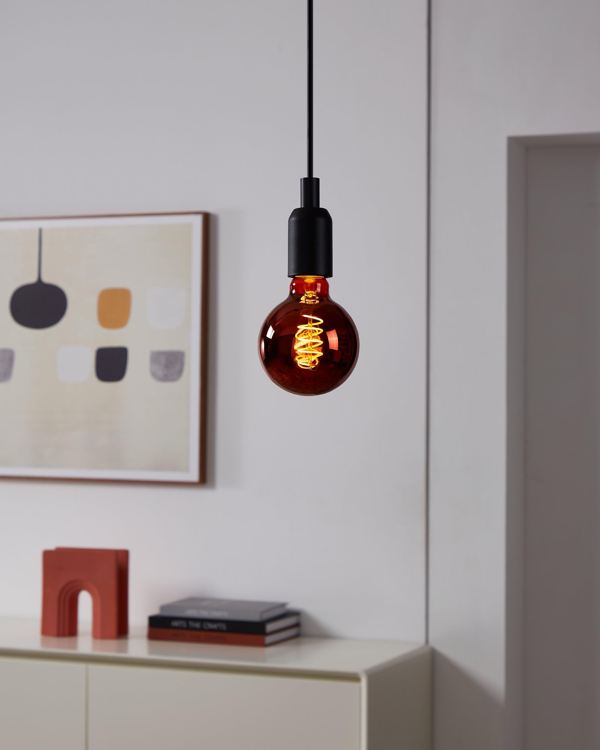 eglo-e27-spiral-led-globe-g95-kupfer-vintage-4w-warmwei-dimmbar image 2