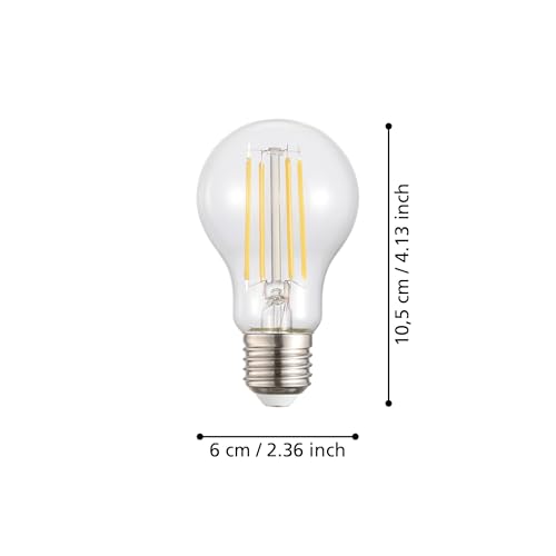 eglo-e27-led-filament-gl-hbirne-7w-806-lm-warmwei-2700k-transparent image 4