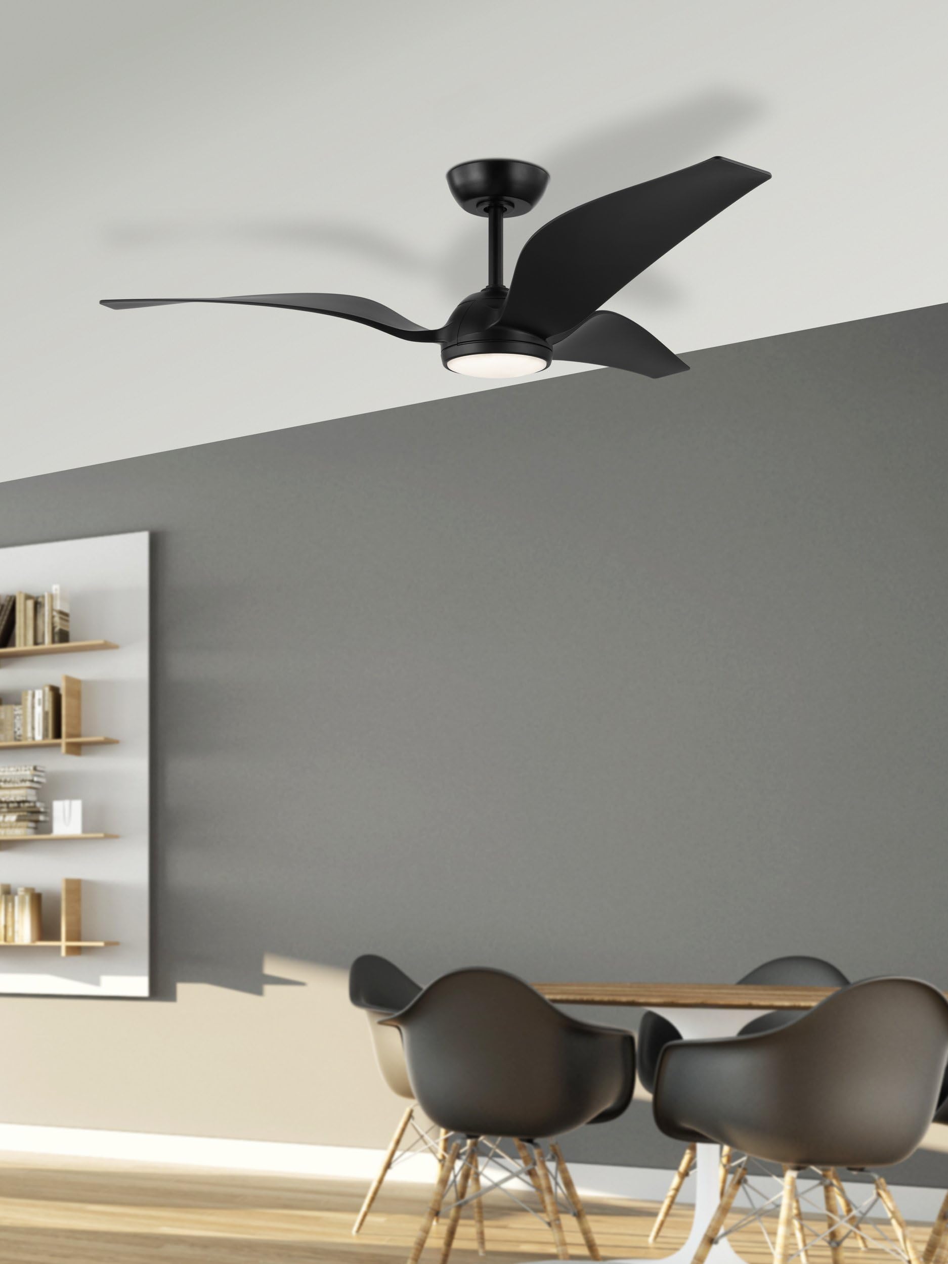 eglo-mosteiros-deckenventilator-142cm-mit-licht-und-fernbedienung-schwarz image 2