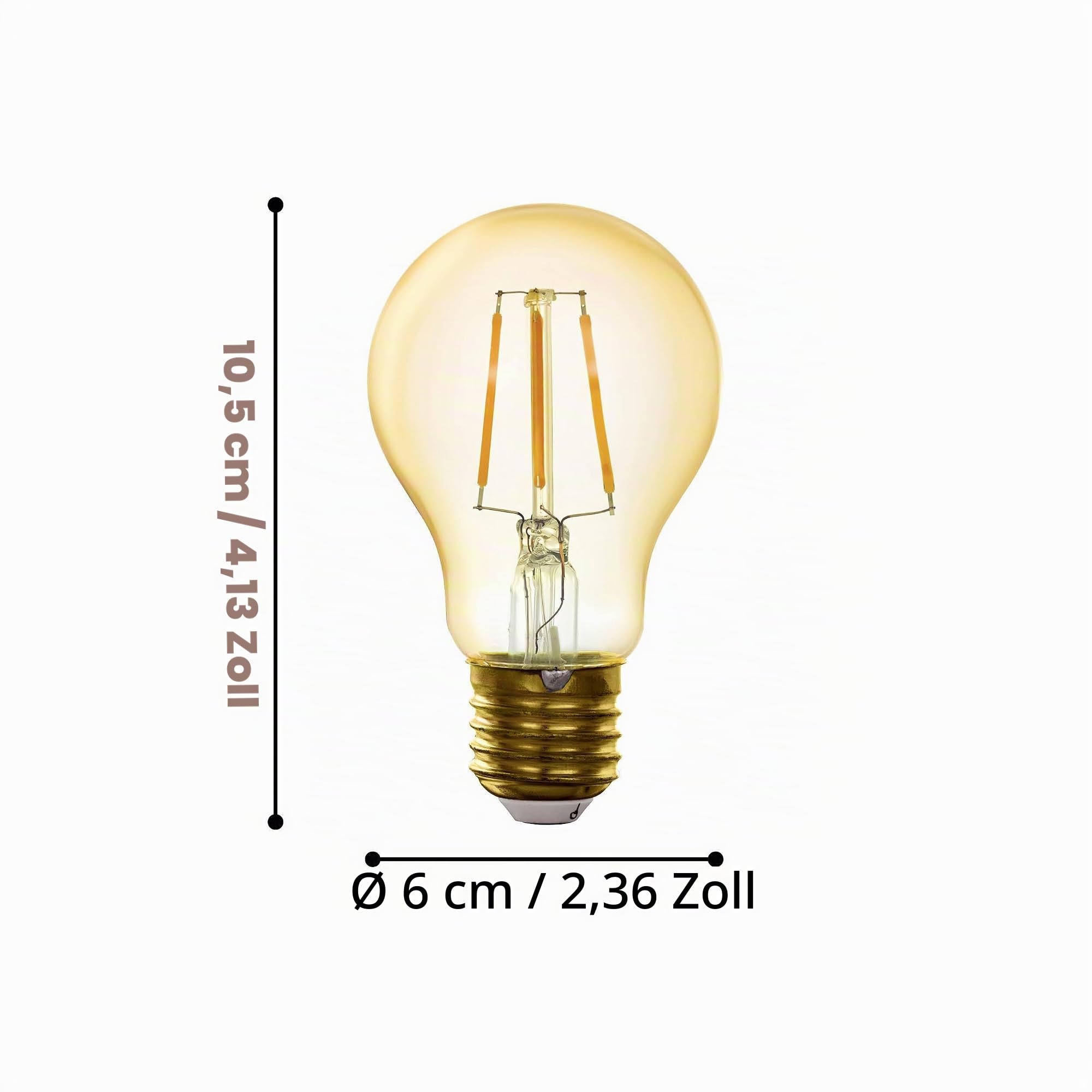 eglo-connect-z-smart-led-e27-a60-zigbee-vintage-bernstein-dimmbar image 3
