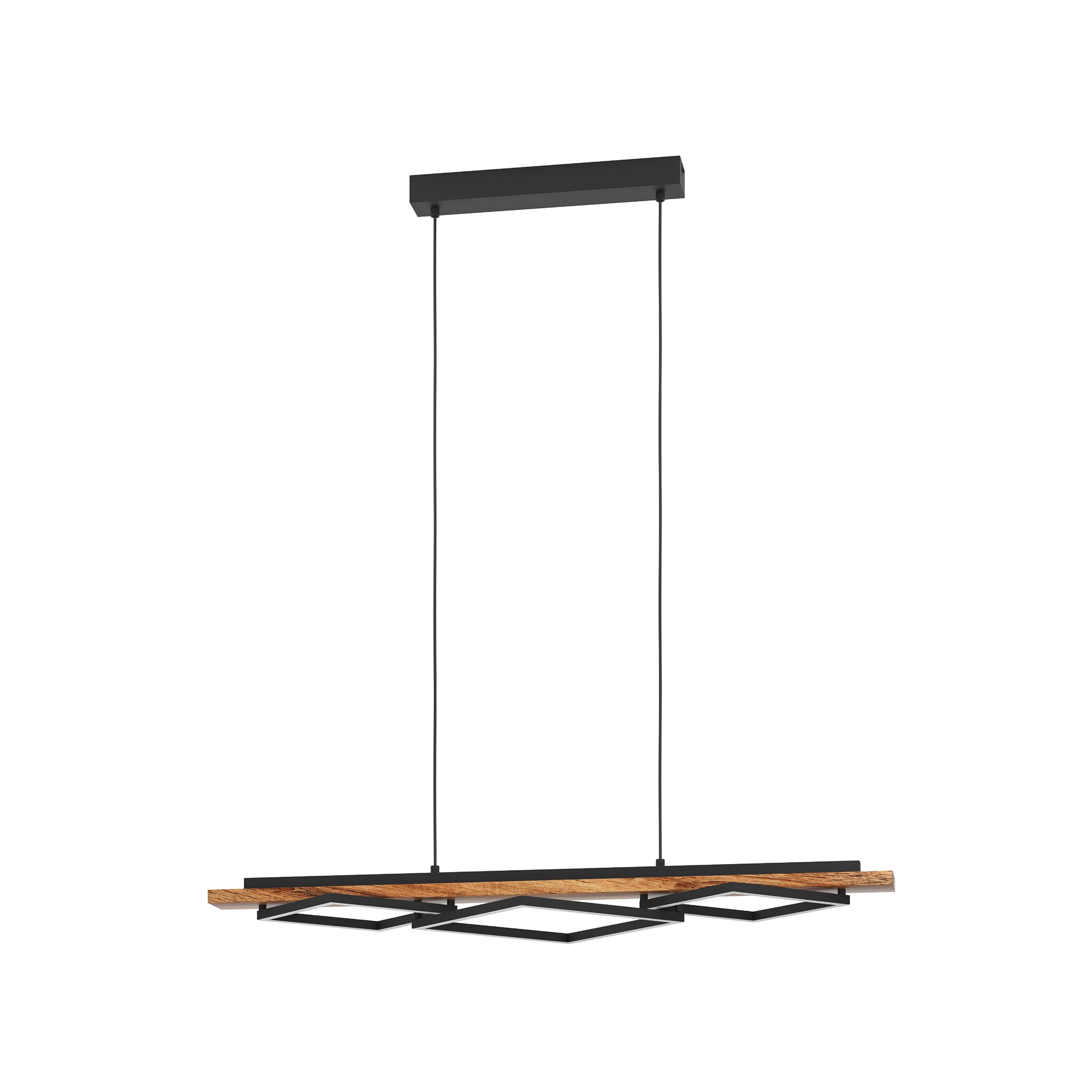 eglo-boyal-led-h-ngelampe-3-flammig-101-cm-holz-schwarz image 1