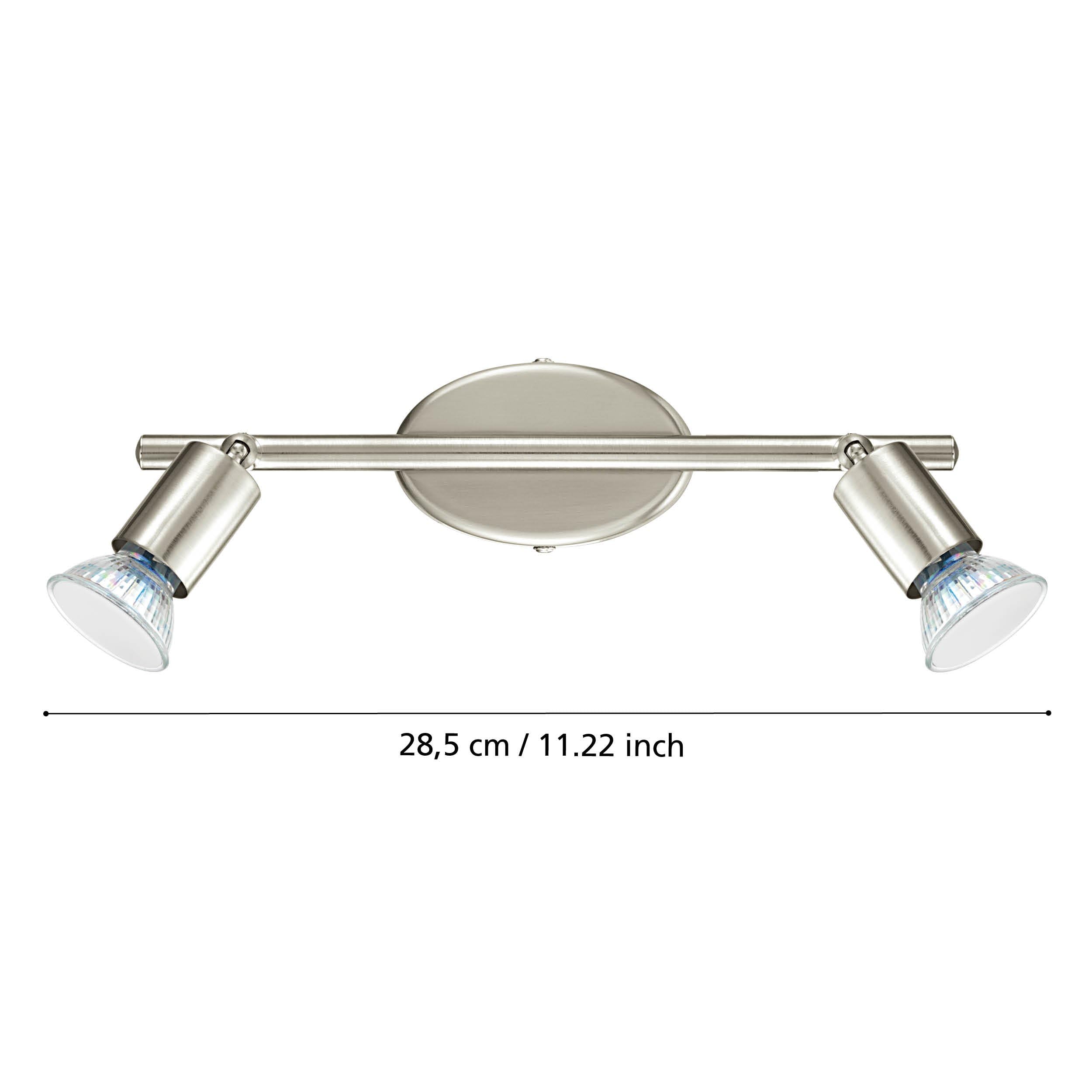 eglo-buzz-led-deckenleuchte-2-flammig-mit-gu10-spots-nickel-matt-warmwei image 6