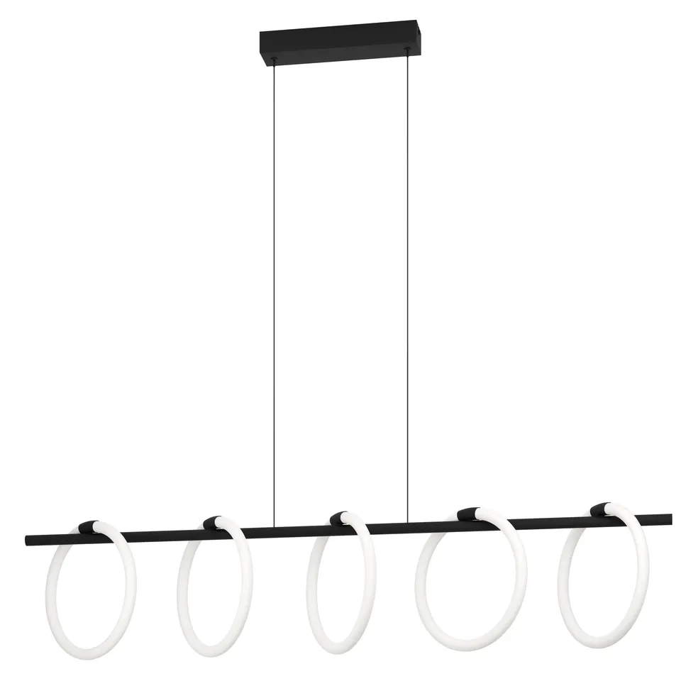 eglo-caranacoa-5-flammige-led-h-ngelampe-schwarz-wei-117-cm image 1