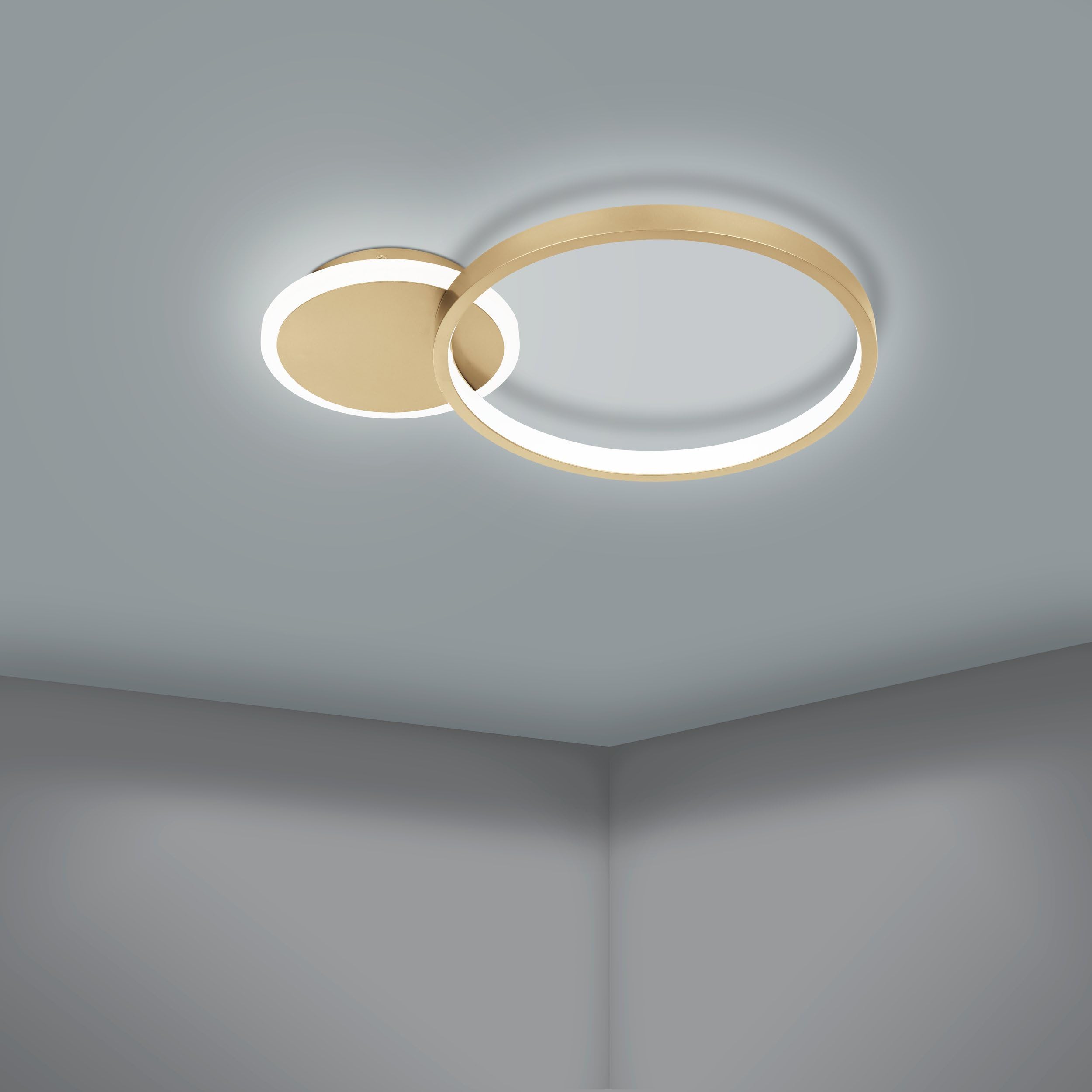 eglo-gafares-led-deckenleuchte-rund-wei-gold-dimmbar-mit-fernbedienung image 2