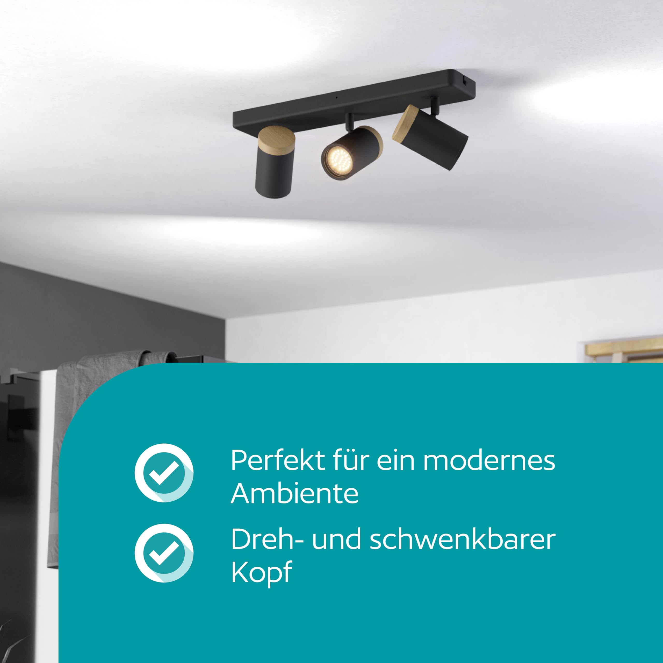 eglo-consuma-deckenlampe-3-flammig-spotbalken-gu10-ip44-stahl-schwarz-mit-holz image 3