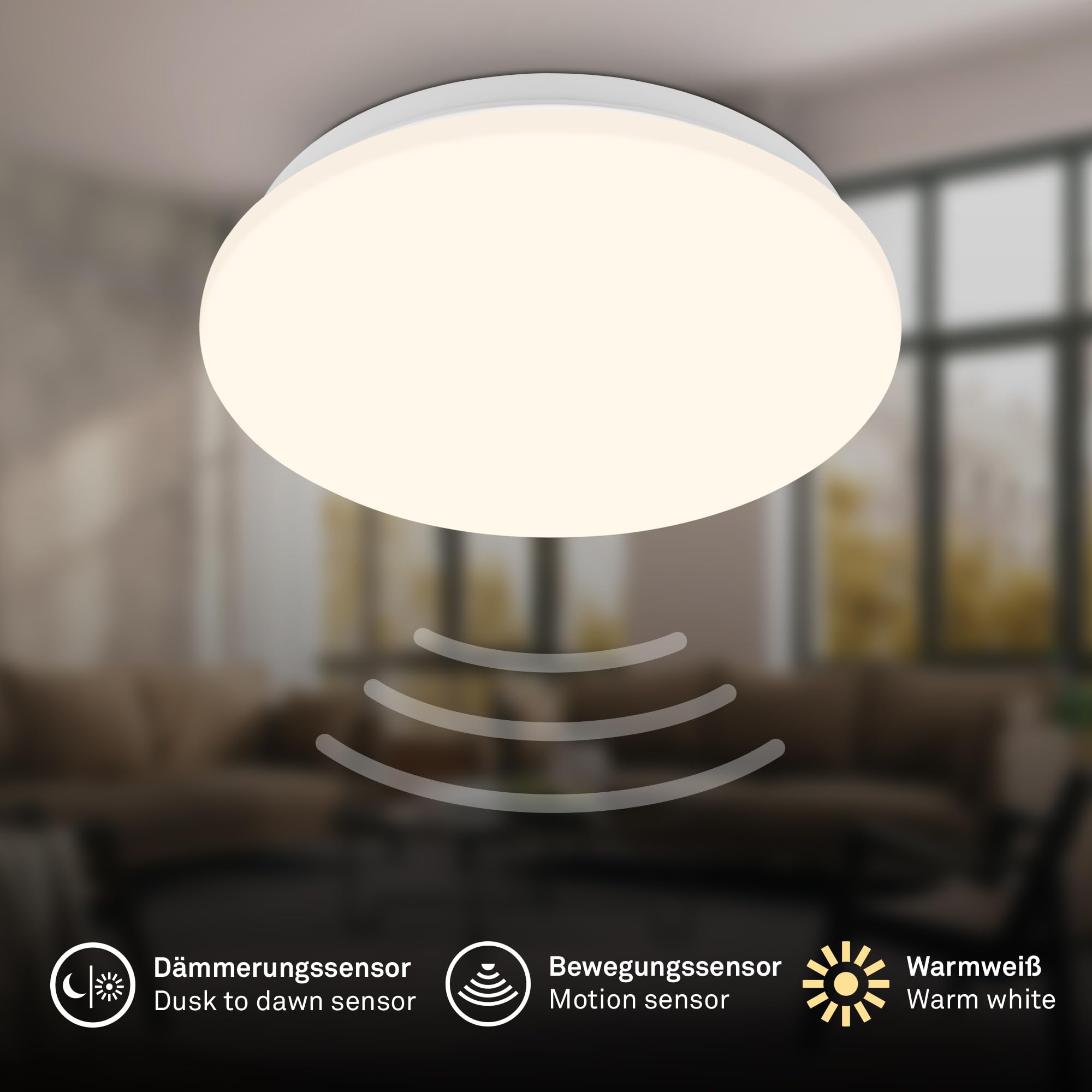 briloner-led-deckenlampe-mit-bewegungsmelder-und-d-mmerungssensor-warmwei-27-x-6 image 2