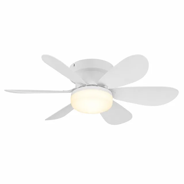 eglo-deckenventilator-mit-led-licht-52-cm-wei-dimmbar-fernbedienung-dc-motor image 1