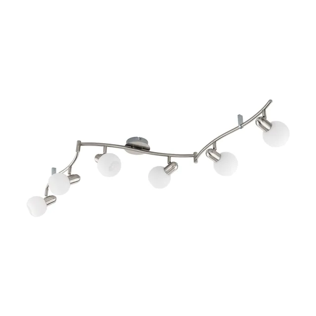 eglo-comba-led-deckenstrahler-139-cm-nickel-matt-glas-opal-matt-e14 image 1